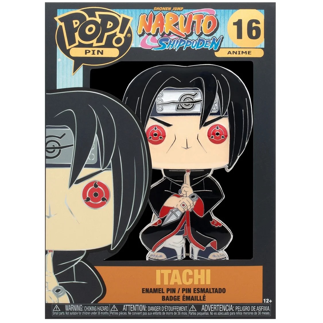 Funrpp Naruto Itachi Large Enamel Pop Pin Hightain Hobbies