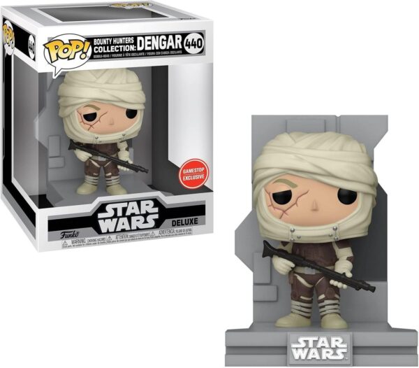 FU56105-Star Wars Dengar Bounty Hunter Deluxe Pop! Vinyl - Excl.