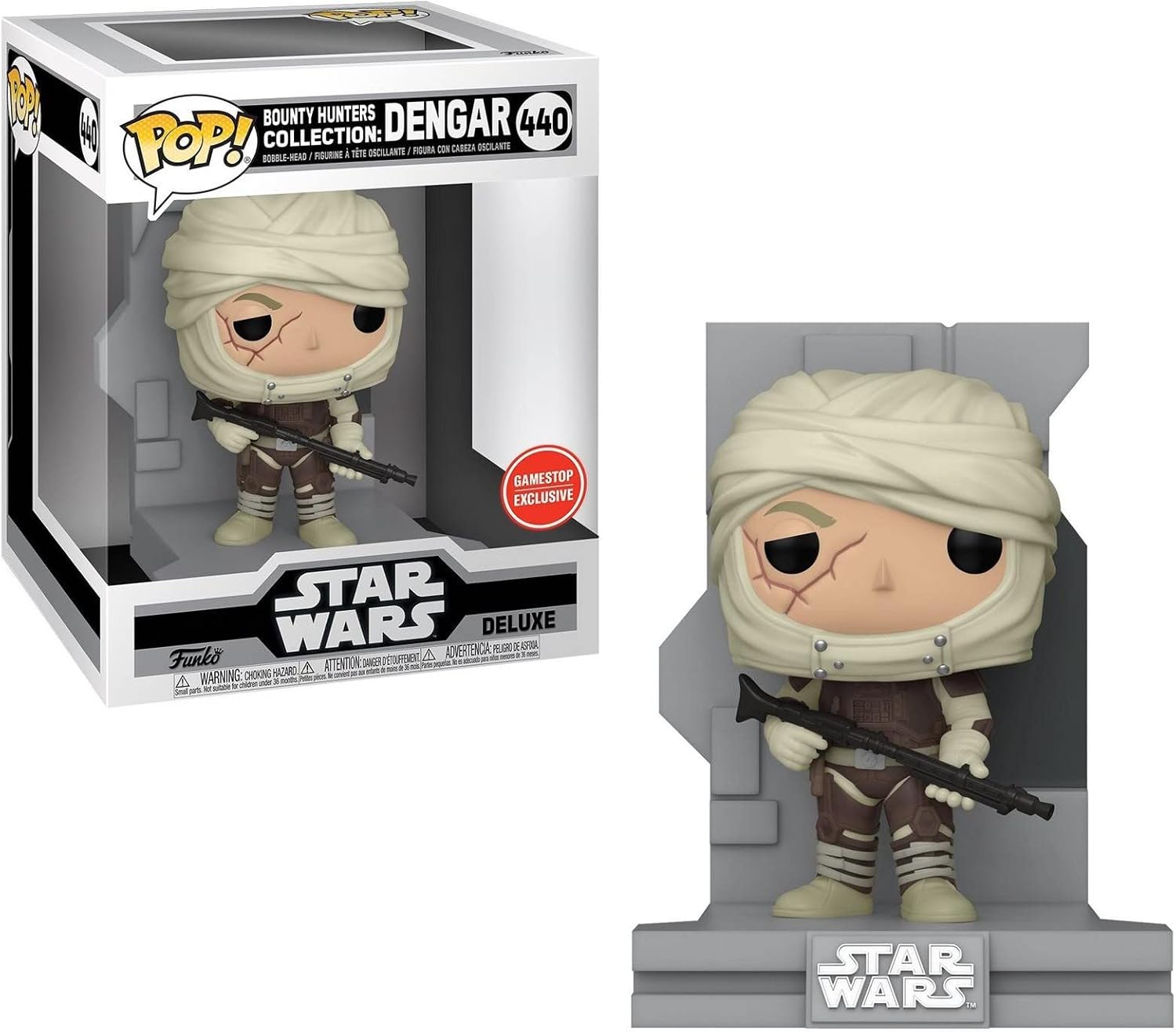 FU56105-Star Wars Dengar Bounty Hunter Deluxe Pop! Vinyl - Excl.