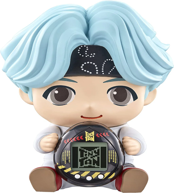 BTS TinyTAN Suga Hugmy Vinyl Figure with Tamagotchi Nano Digital Pet