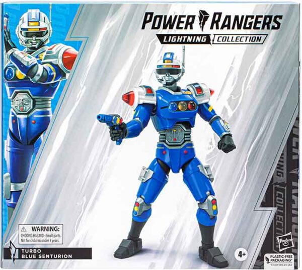 Power Rangers Lightning Collection Turbo Blue Senturion Deluxe 6-Inch Action Figure