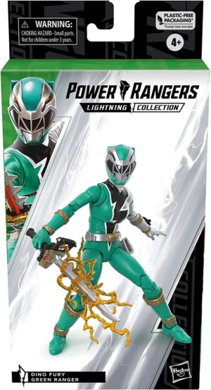 Power Rangers Lightning Collection Dino Fury Green Ranger 6-Inch Action Figure