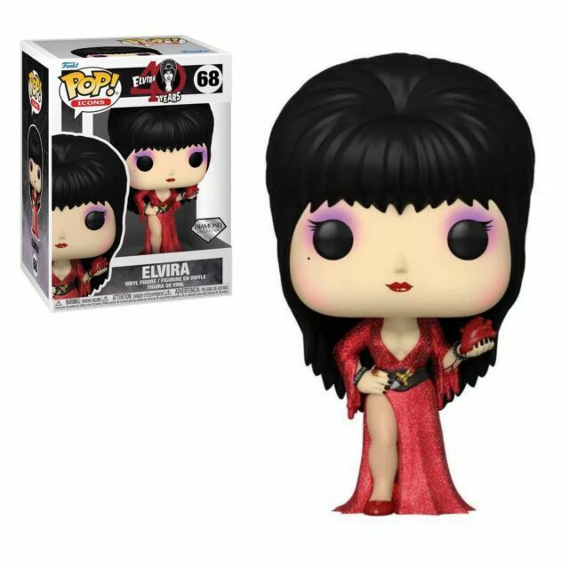 Elvira 40th Anniversary Diamond Glitter Pop! Vinyl Figure
