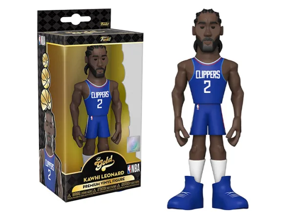 Funko NBA GOLD Kawhi Leonard 5 Vinyl Figure [Blue Uniform, Regular Version]