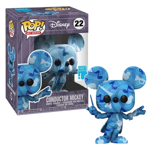 Funko Pop! Disney 22 Art Series Conductor Mickey Walmart Exclusive Vinyl Figure