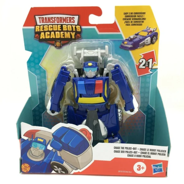Transformers Playskool Heroes Rescue Bots Academy Chase the Police-Bot 4.5" Action Figure [Rescan]