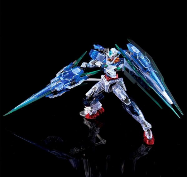 4573102555700-RG  1/144 The Gundam Base Limited 00 QAN[T] Full Saber [Clear Color]