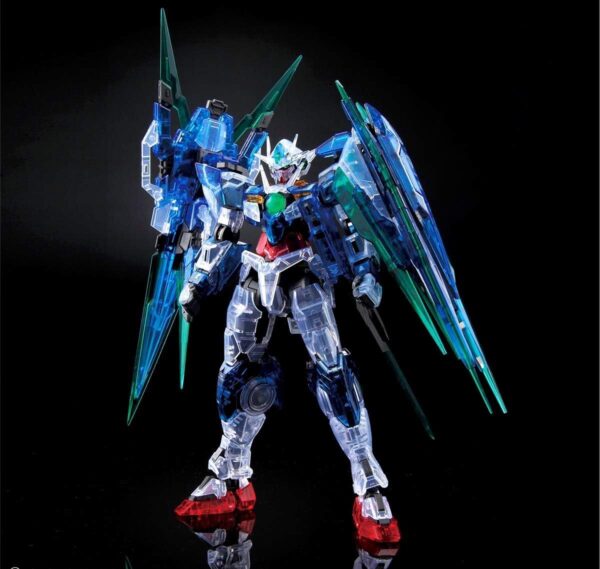 4573102555700-RG  1/144 The Gundam Base Limited 00 QAN[T] Full Saber [Clear Color]