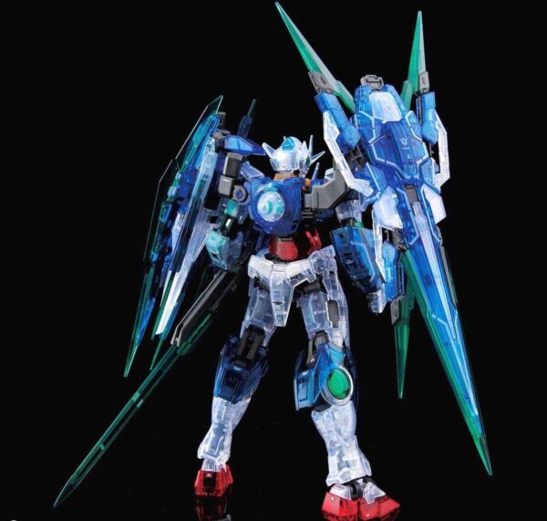 4573102555700-RG  1/144 The Gundam Base Limited 00 QAN[T] Full Saber [Clear Color]