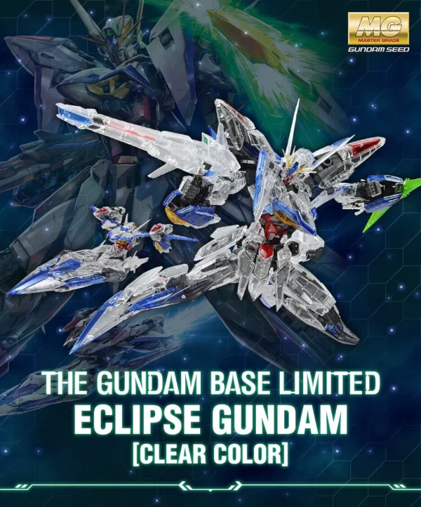 4573102634184-MG 1/100 The Gundam Base Limited Eclipse Gundam [Clear Color]