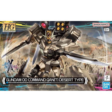 5066695-HG 1/144 GUNDAM 00 COMMAND QAN[T] DESERT TYPE