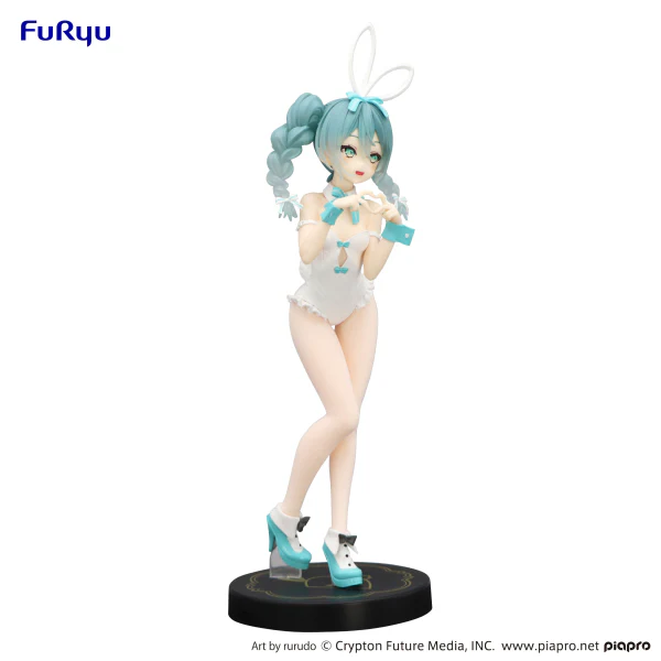 4582782366155-Hatsune Miku BiCute Bunnies Figure Rurudo White Color Ver.