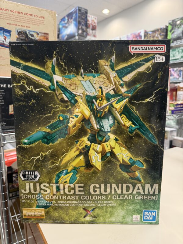 4573102684004-MG 1/100 JUSTICE GUNDAM [CROSS CONTRAST COLORS / CLEAR GREEN]