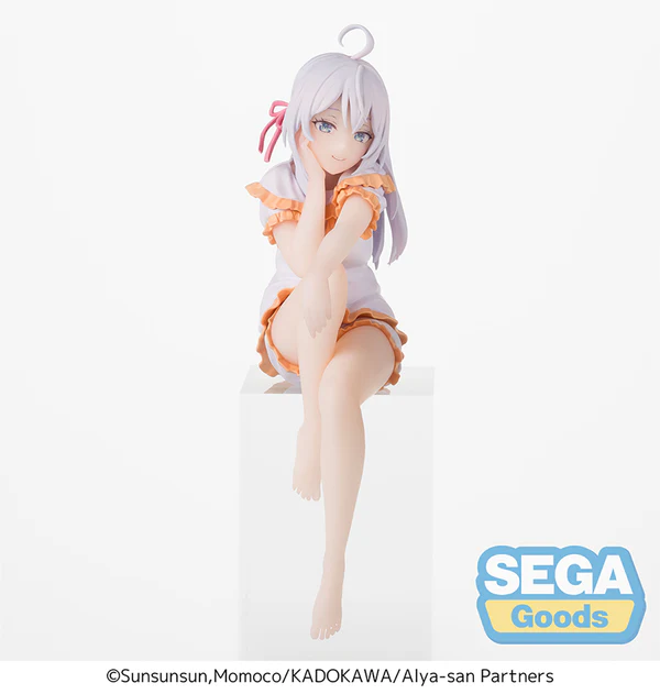 TV Anime "Alya Sometimes Hides Her Feelings in Russian" PM Perching Figure "Alya" Pajamas