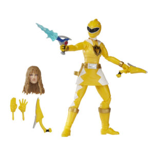 Power Rangers Lightning Collection Dino Thunder Yellow Ranger 6-Inch Premium Collectible Action Figure Toy with Accessories