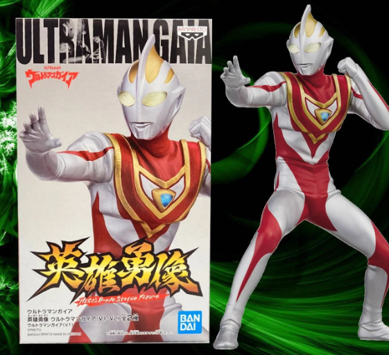 Ultraman Gaia V1 Hero's Brave Statue Figure Banpresto Bandai