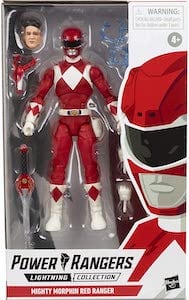 Power Rangers Mighty Morphin Lightning Collection Red Ranger Action Figure [Mighty Morphin]