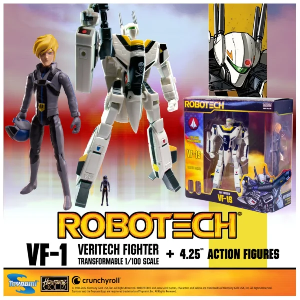 Tonami Robotech Roy Fokker VF-1J Veritech Nave y Figura 4,25