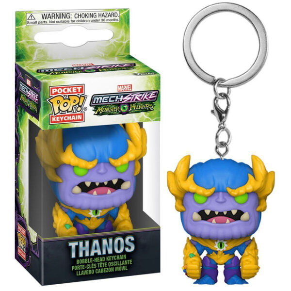 Funko Pop! Pocket Pop Keychain Marvel Mech Strike Monster Hunters Thanos