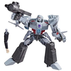 Transformers Earthspark Megatron Deluxe Action Figure [Build Dr. Meridian "Mandroid" Piece!]