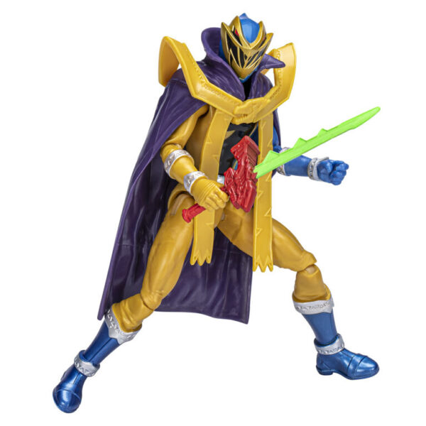 Power Rangers Dino Fury Gold Ranger Dino Master Mode, 6-Inch Power Rangers Action Figures