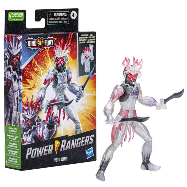 Power Rangers Dino Fury Void King, 6-Inch Power Rangers Action Figures