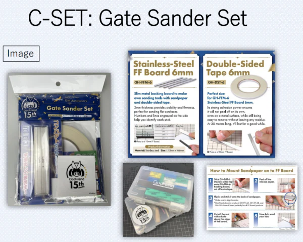 GodHand 15th Anniversary Gate Sander Set