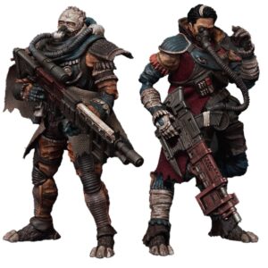 TNFAVA53-Acid Rain Nazar and Golgo 1:18 Scale Action Figure 2-Pack