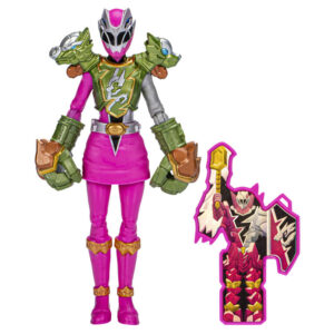 Power Rangers Dino Fury Smash Armor Pink Ranger, 6-Inch Power Rangers Action Figures
