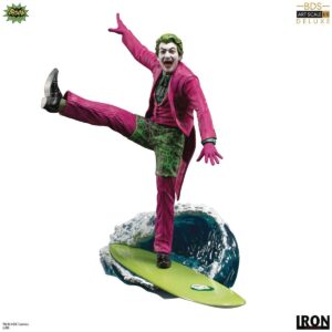 DC13410-Batman 66 Joker Deluxe BDS Art 1:10 Scale Statue