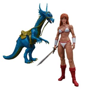 BLFSTM87190 – Golden Axe Tyris Flare and Blue Dragon 1:12 Scale Action Figure