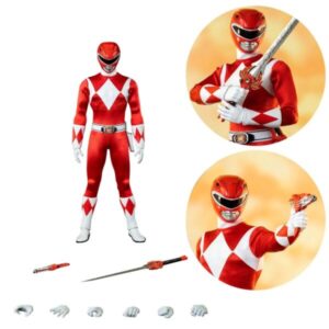 TH3Z0195-Mighty Morphin Power Rangers Red Ranger 1:6 Scale Action Figure