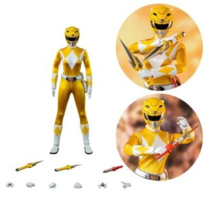 TH3Z0198 – Mighty Morphin Power Rangers Yellow Ranger 1:6 Scale Action Figure