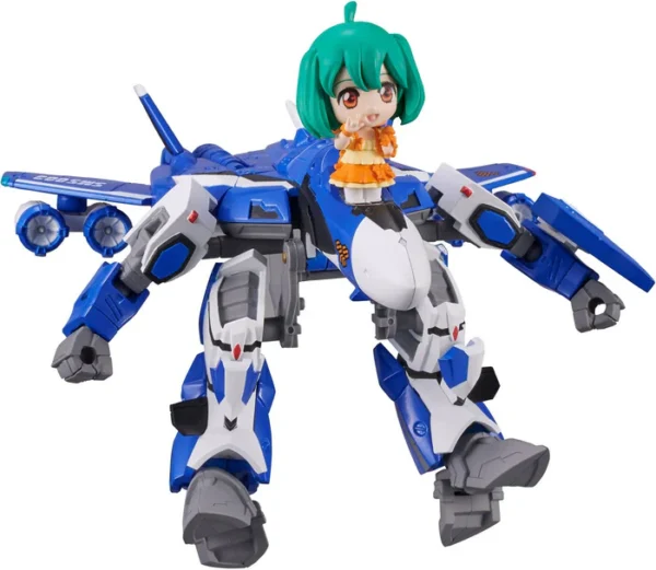 VF-25G MESSIAH VALKYRIE (MICHAEL USE) with RANKA Macross Frontier, Bandai Spirits Tiny Session