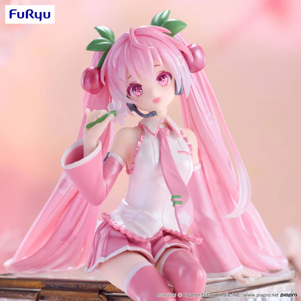 Hatsune Miku Noodle Stopper Figure -Sakura Miku 2024 Pearl Color ver.