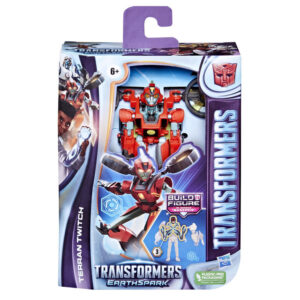 Transformers Toys EarthSpark Deluxe Class Terran Twitch Action Figure, 5-Inch, Robot Toys