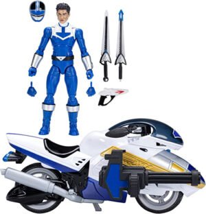 Power Rangers Mighty Morphin Lightning Collection Blue Ranger & Vector Cycle Action Figure