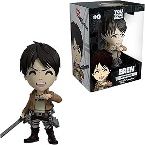 Youtooz Eren Vinyl Figure, 4.5" Anime Figures Eren Yeager from Attack on Titan Anime Series, Detailed Collectible Figure