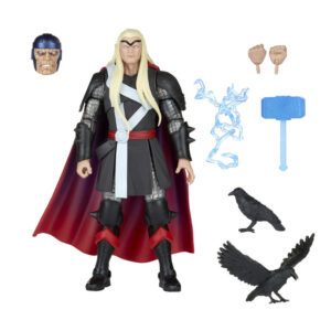 94B74A67_1 Marvel Legends Series Thor Herald of Galactus Comics Action Figure 6-inch Collectible Toy, 6 Accessories, 1 Build-A-Figure Part