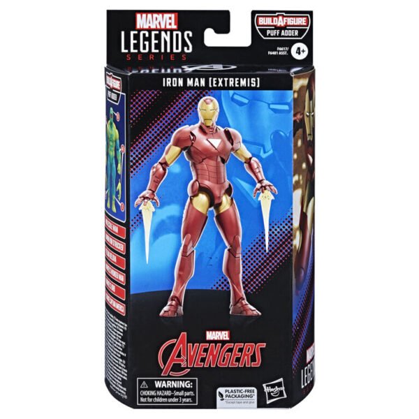 B41B8879_2 Avengers Marvel Legends Puff Adder Series Extremis Iron Man Action Figure