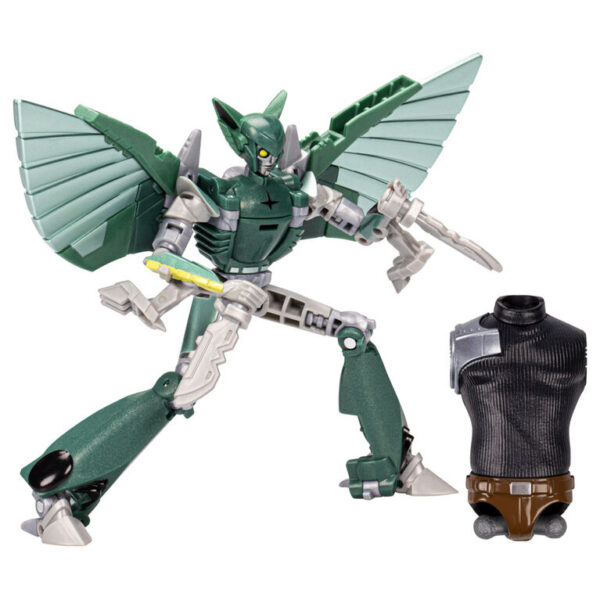 Transformers Earthspark Terran Nightshade Deluxe Action Figure [Build Dr. Meridian "Mandroid" Piece!]