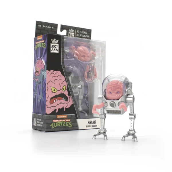 Loyal Subjects BST AXN - Teenage Mutant Ninja Turtles TMNT Krang (Bubble Walker) Action Figure